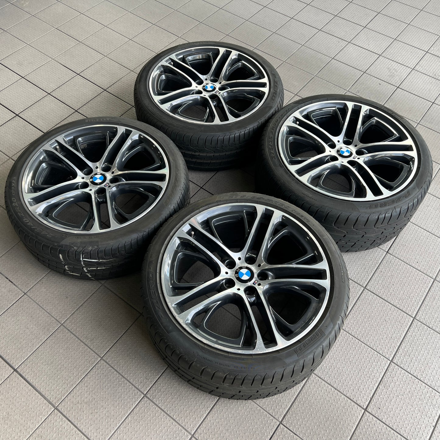20” staggered BMW Style 310M wheels and Pirelli summer tires