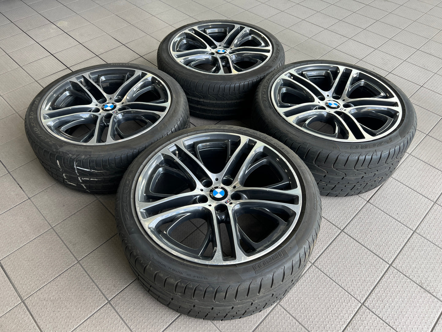 20” staggered BMW Style 310M wheels and Pirelli summer tires