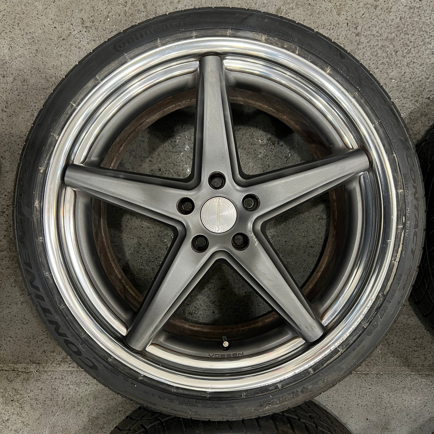 20” staggered forged Vossen x Work VWS-3 wheels & Conti DWS tires