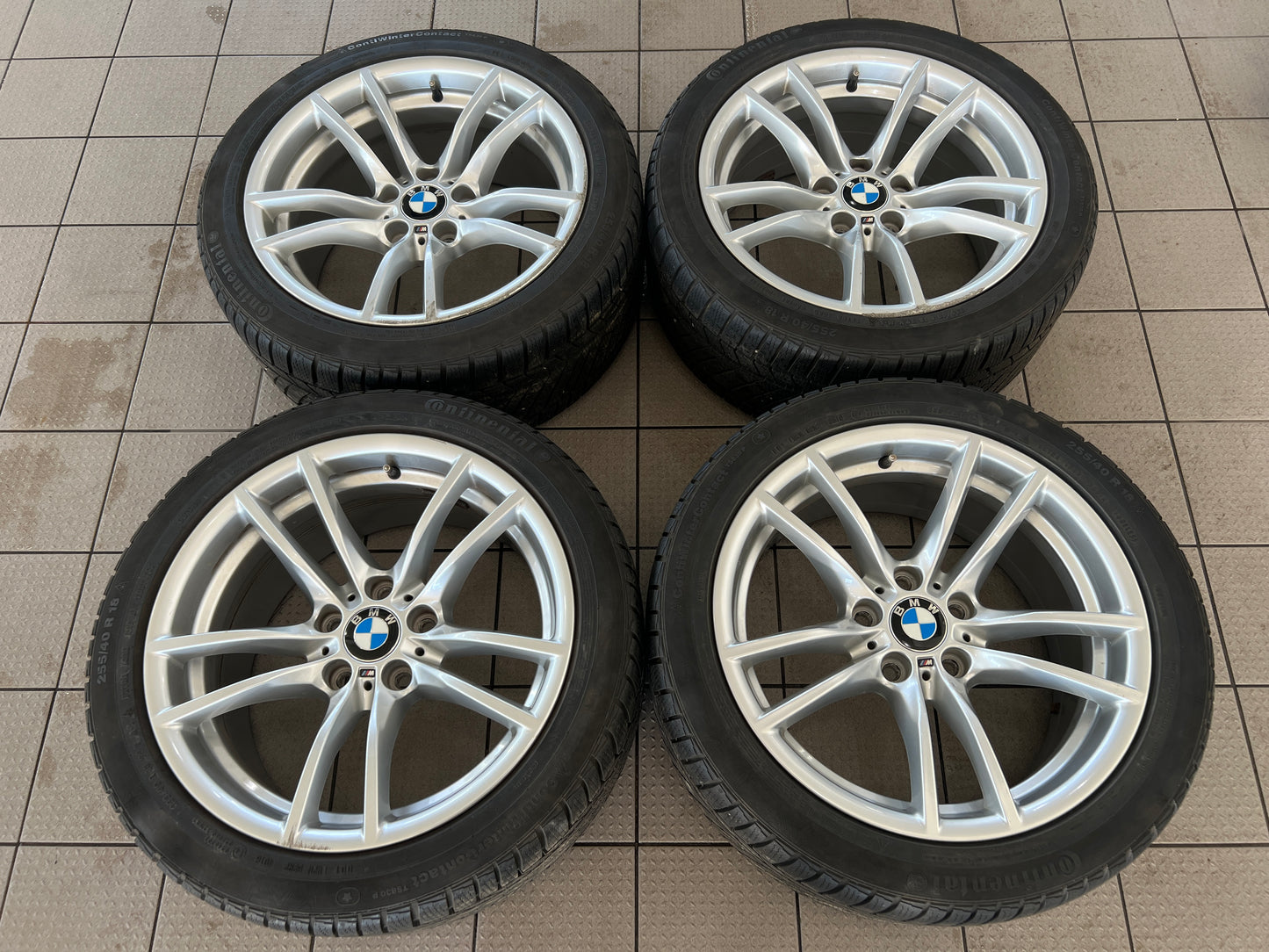 18” BMW Style 640M wheels and Continental winter tires