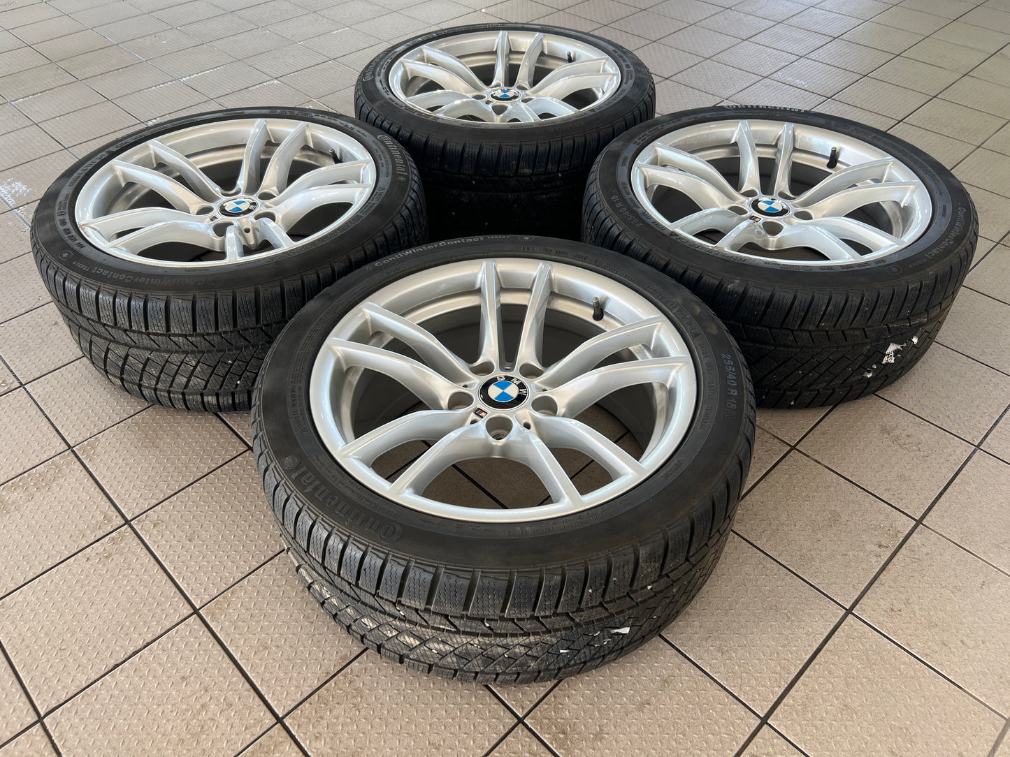 18” BMW Style 640M wheels and Continental winter tires
