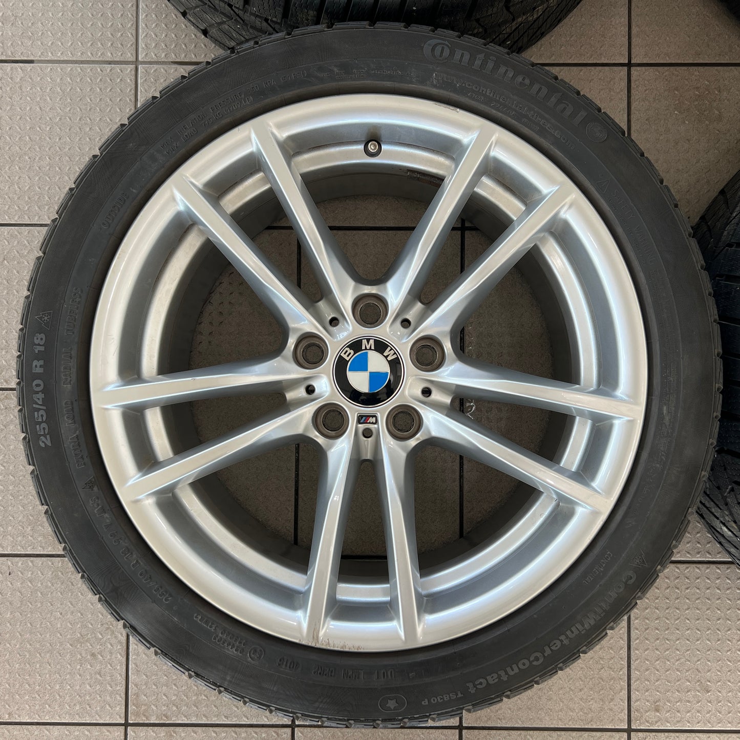 18” BMW Style 640M wheels and Continental winter tires