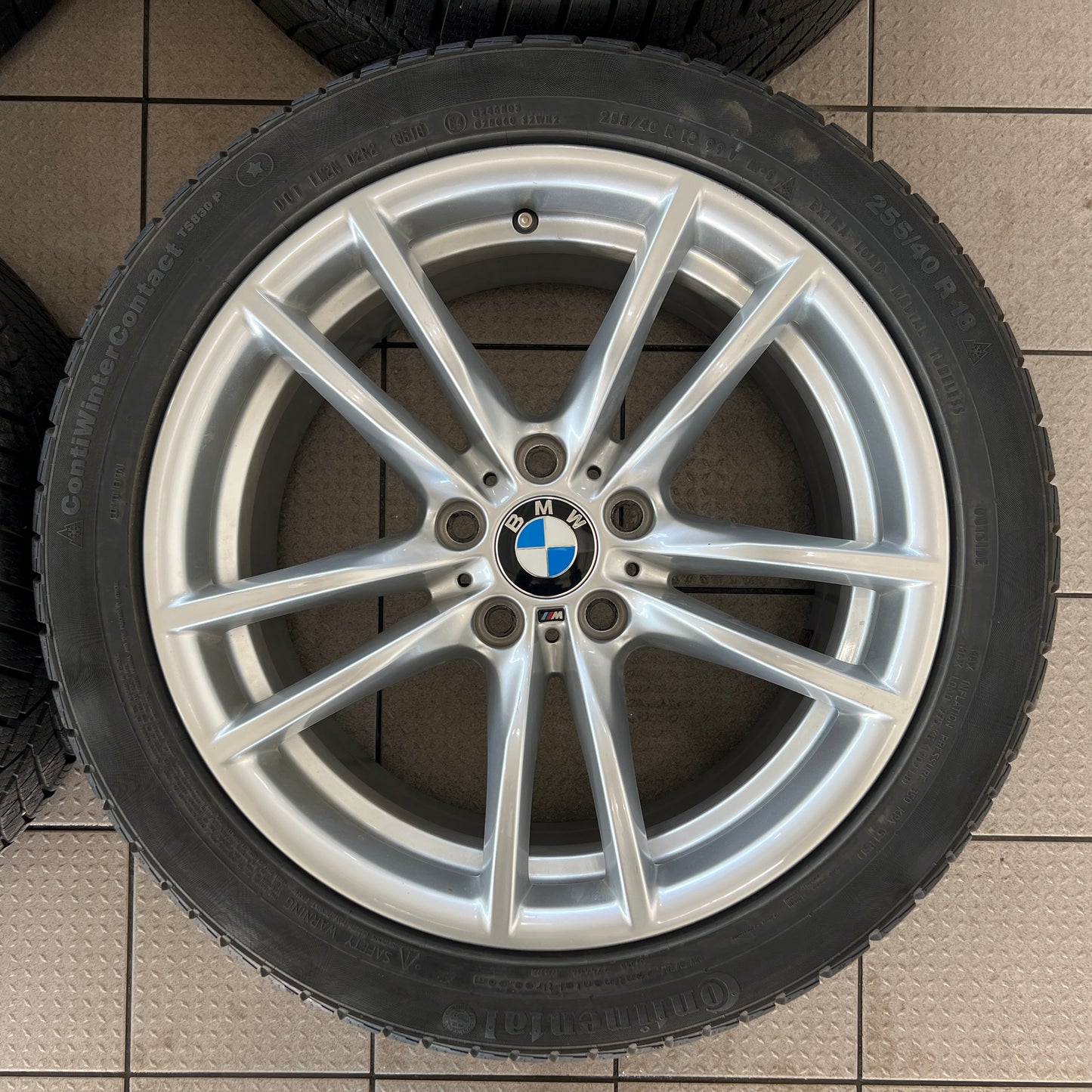 18” BMW Style 640M wheels and Continental winter tires
