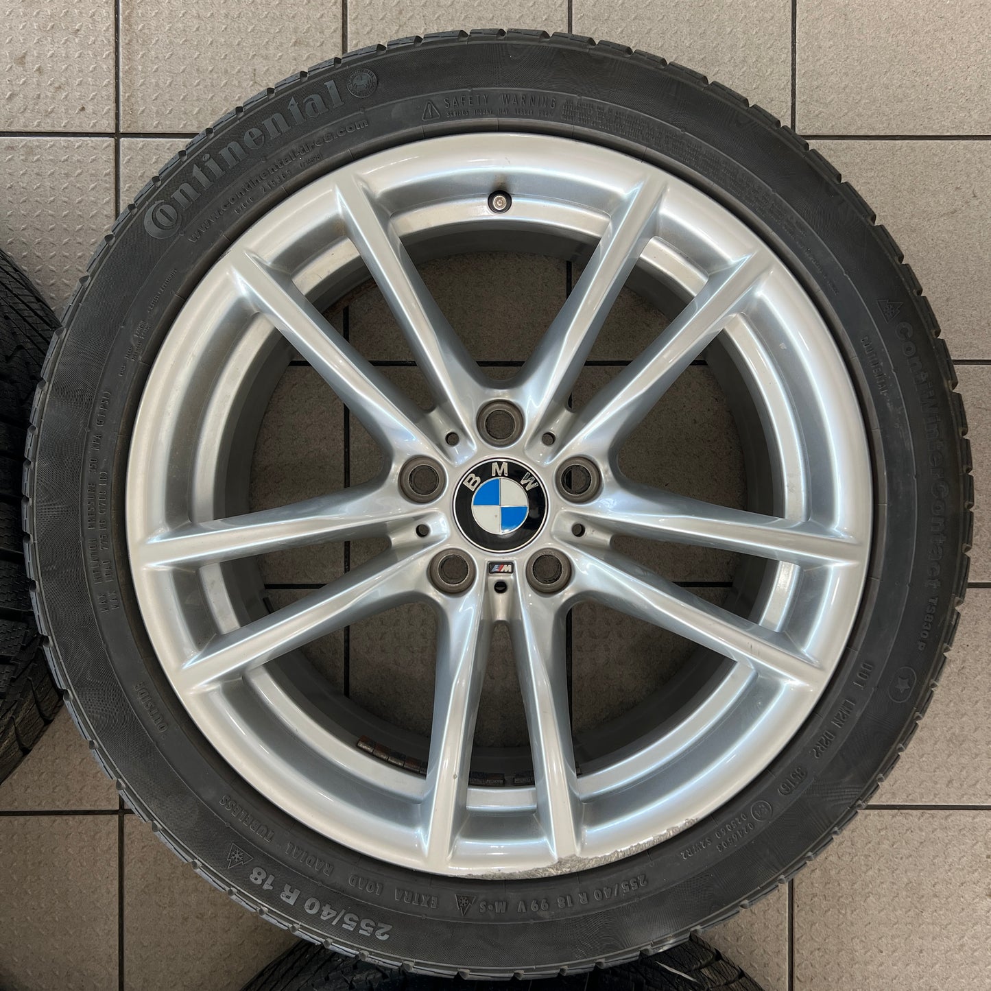 18” BMW Style 640M wheels and Continental winter tires