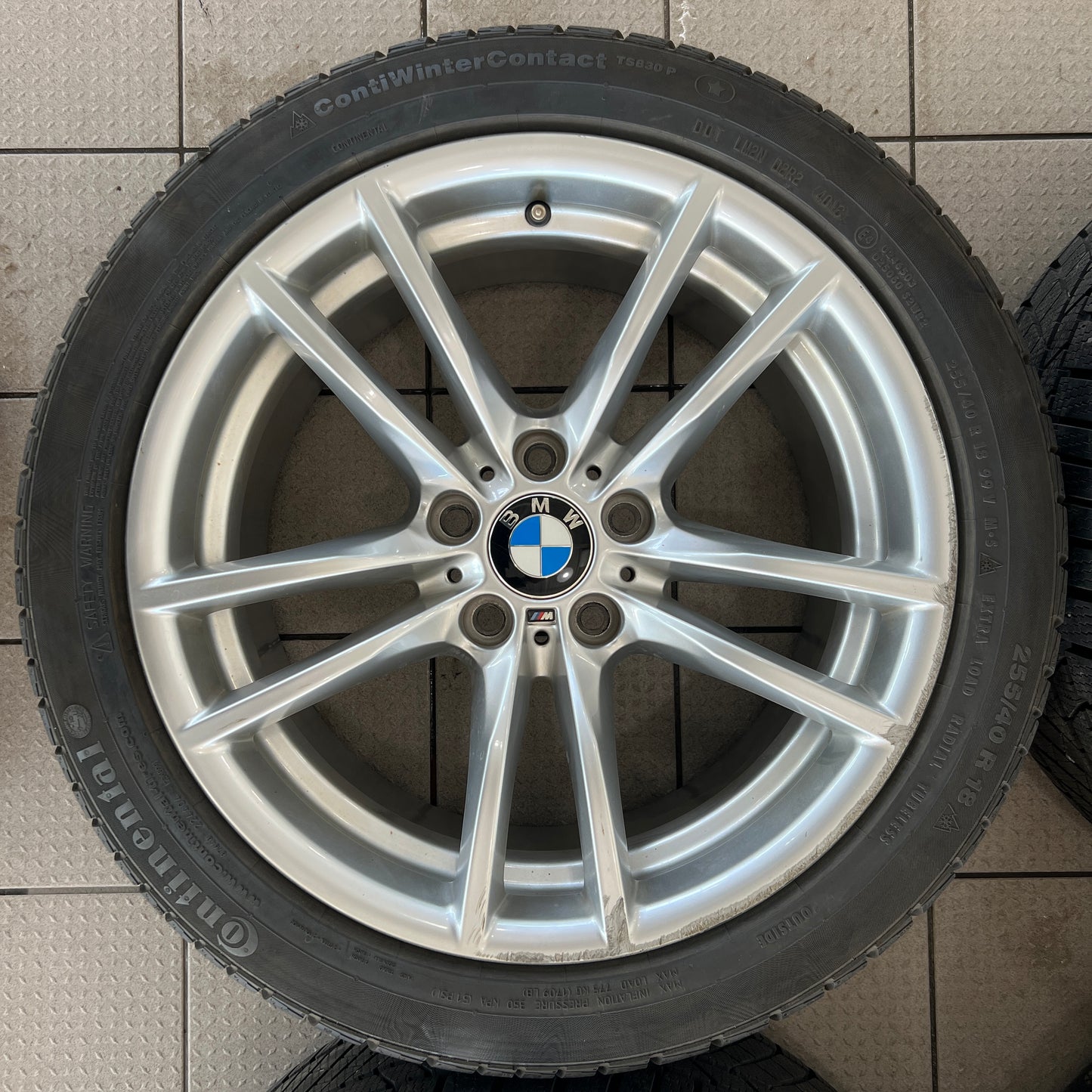 18” BMW Style 640M wheels and Continental winter tires