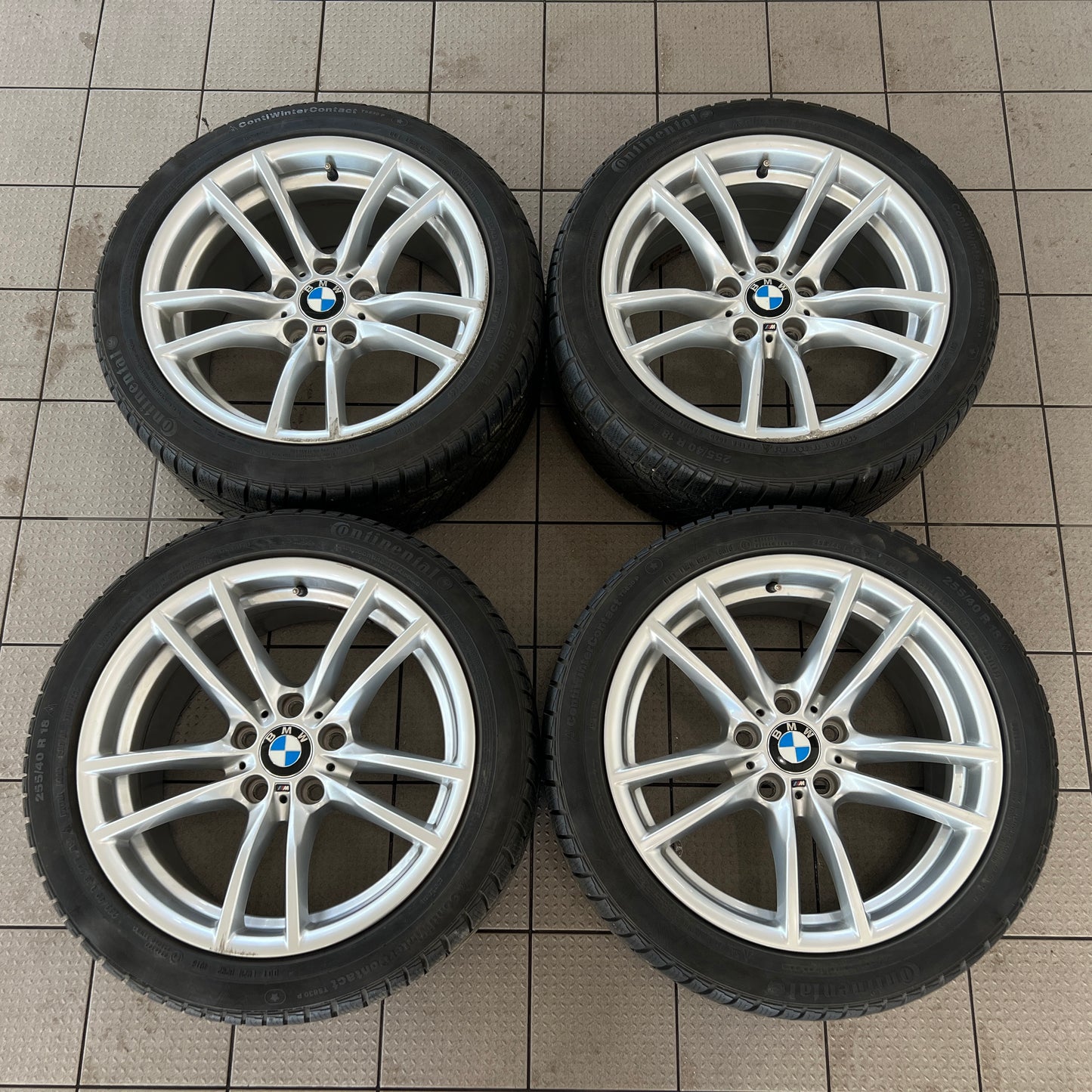 18” BMW Style 640M wheels and Continental winter tires