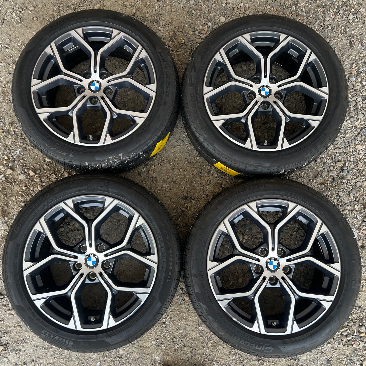 18” BMW Style 579 X1/X2 wheels and 225/50R18 Pirelli all-season tires