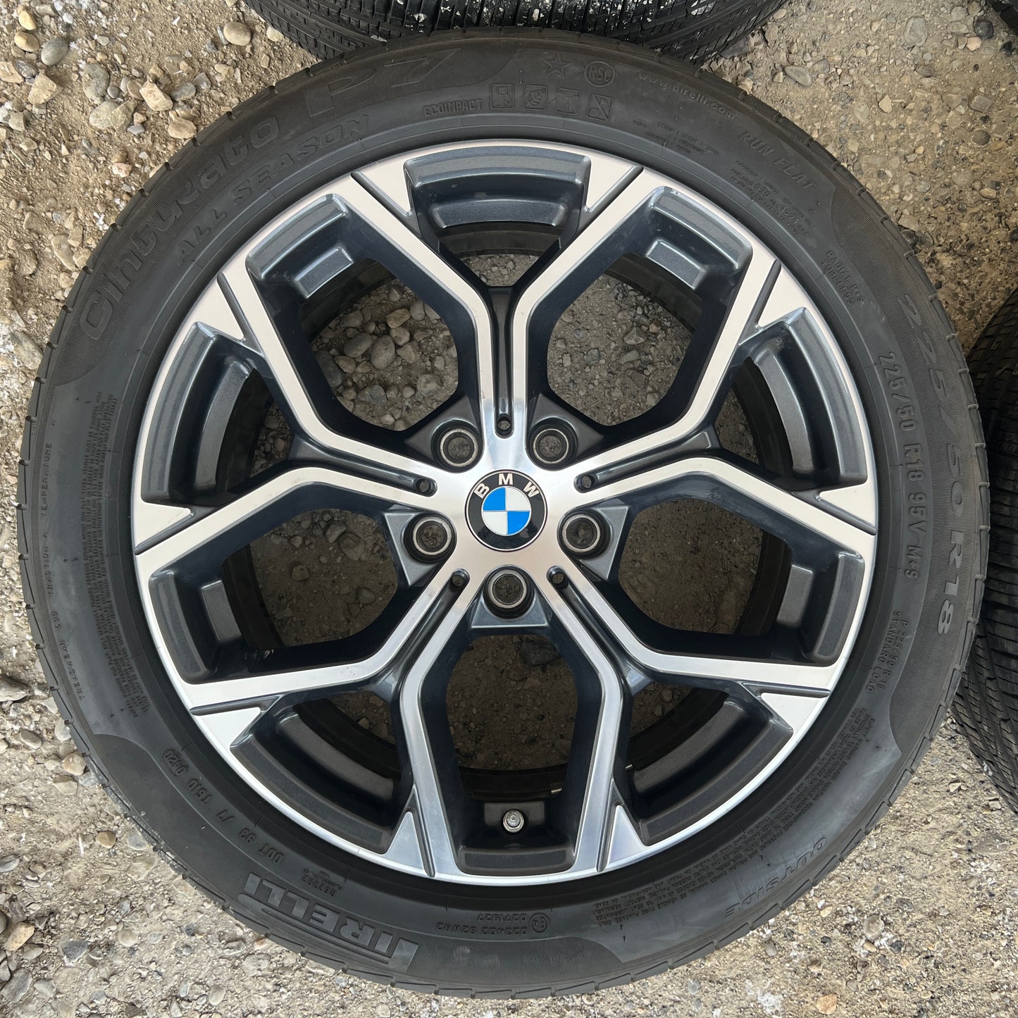 18” BMW Style 579 X1/X2 wheels and 225/50R18 Pirelli all-season tires