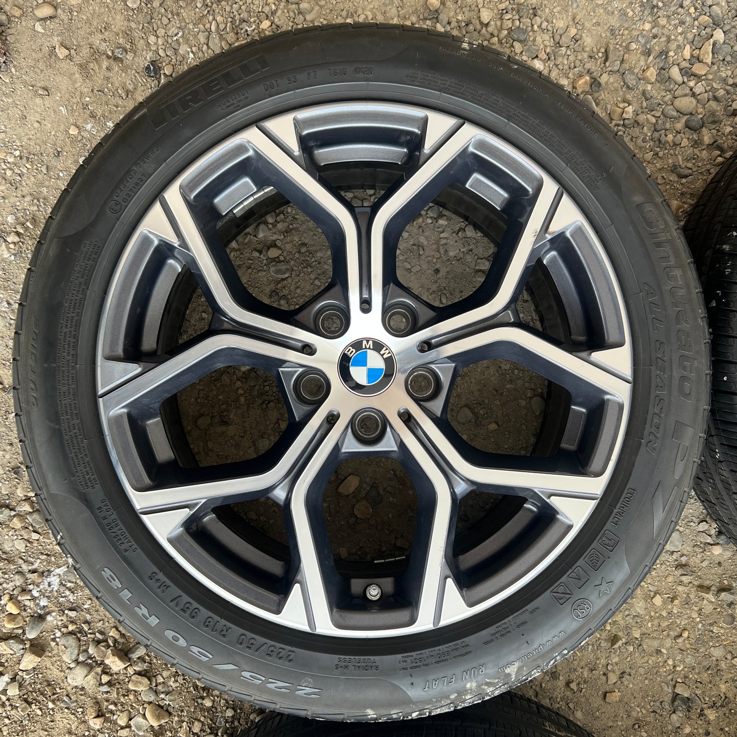 18” BMW Style 579 X1/X2 wheels and 225/50R18 Pirelli all-season tires