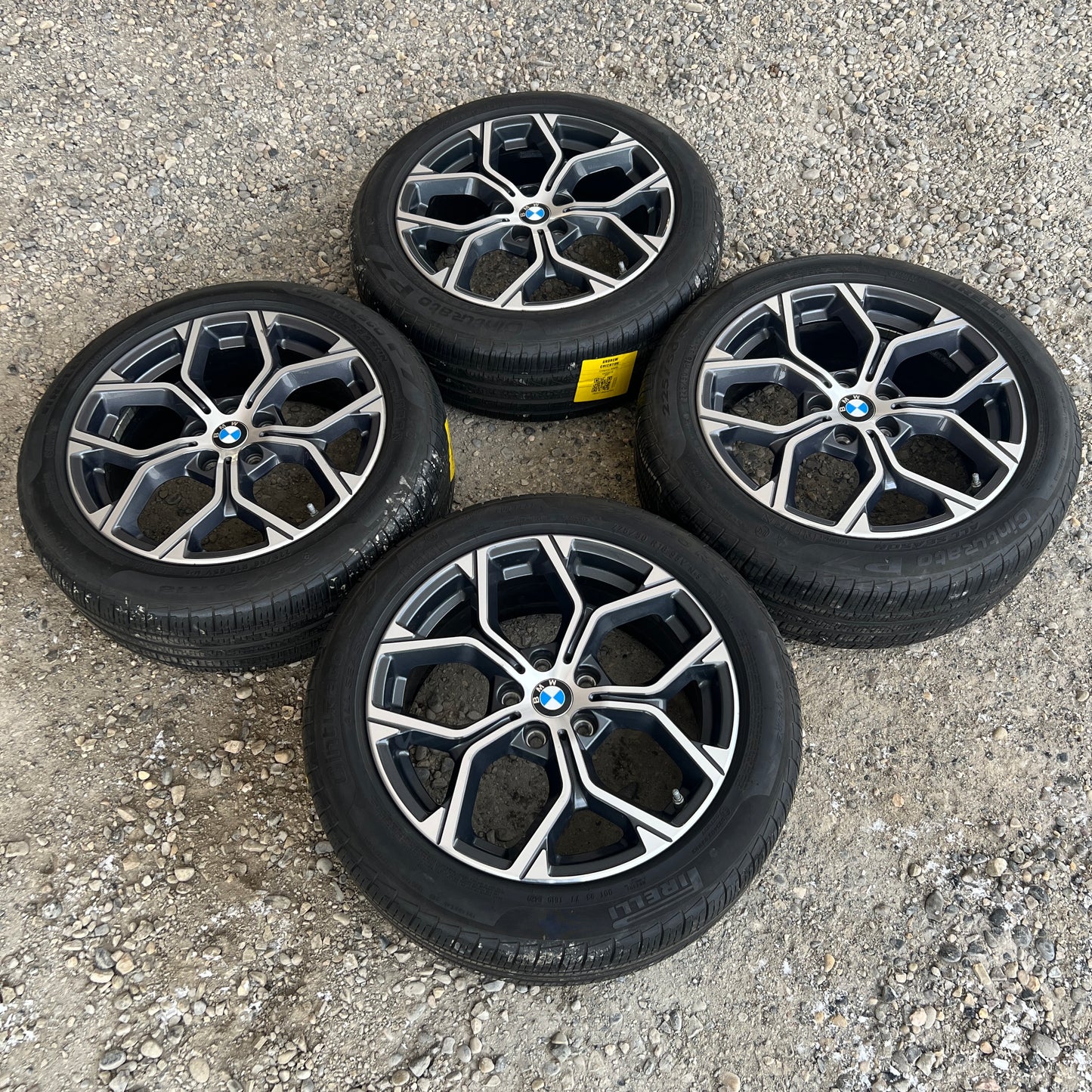 18” BMW Style 579 X1/X2 wheels and 225/50R18 Pirelli all-season tires