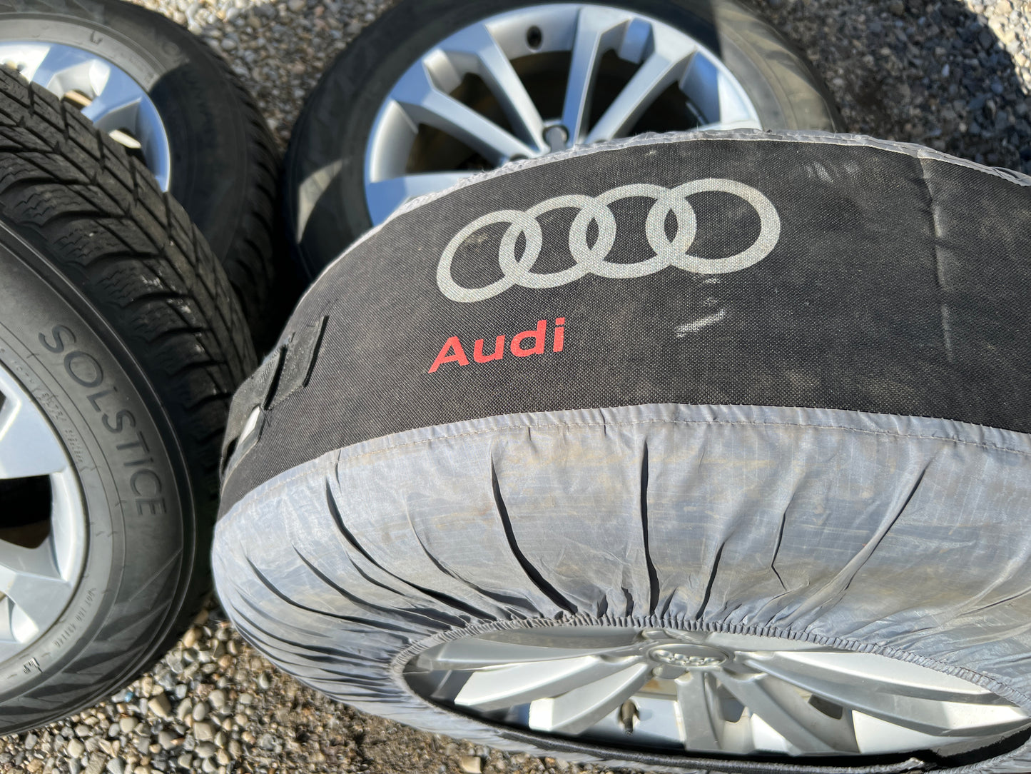 18” Audi Q5 wheels and 235/60R18 all-weather tires