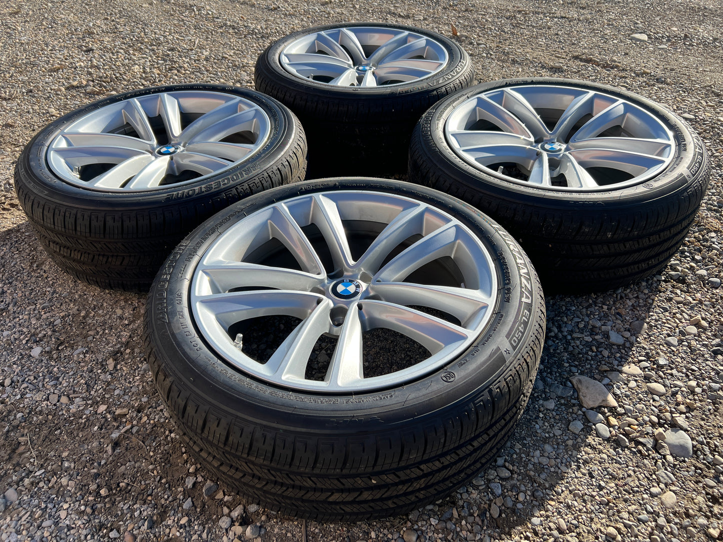 19” BMW Style 630 wheels and 245/45R19 Bridgestone all-season tires