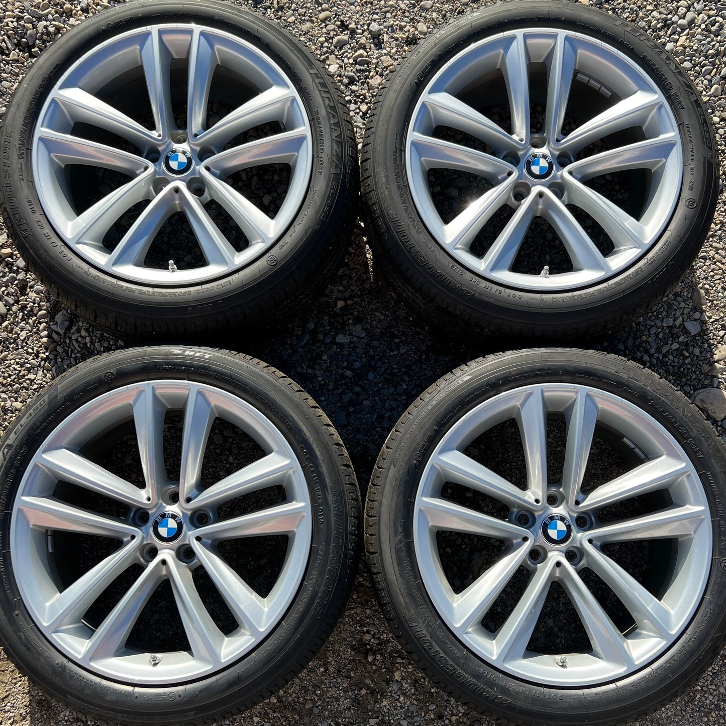 19” BMW Style 630 wheels and 245/45R19 Bridgestone all-season tires