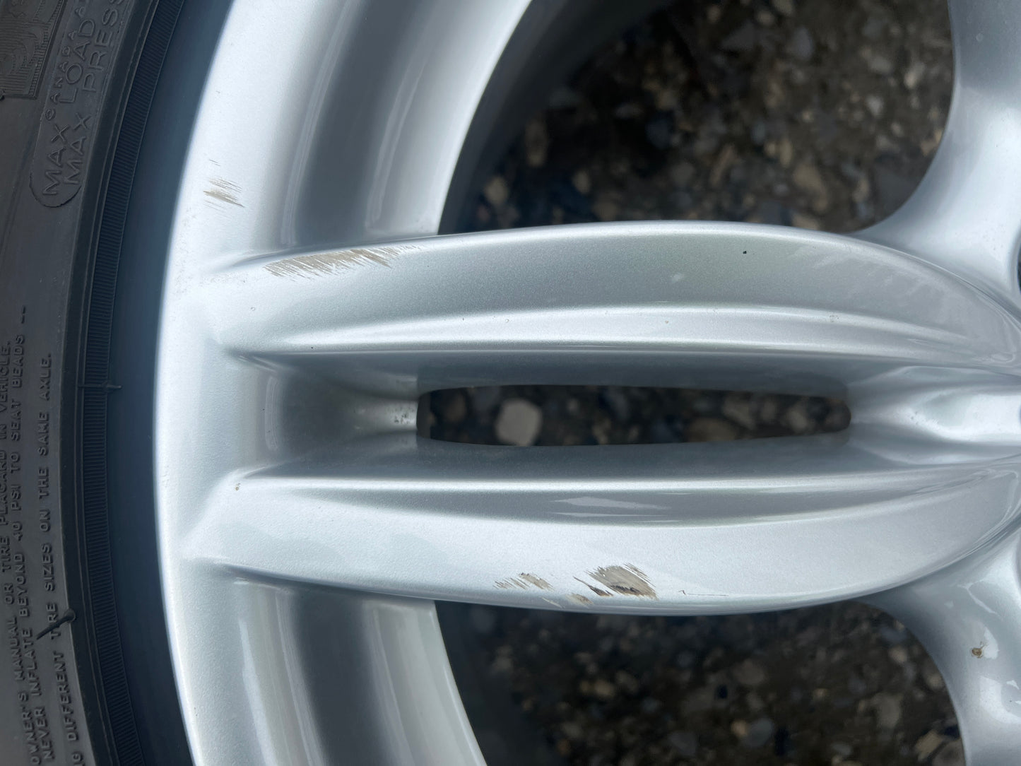 19” staggered BMW Style 351M wheels and tires