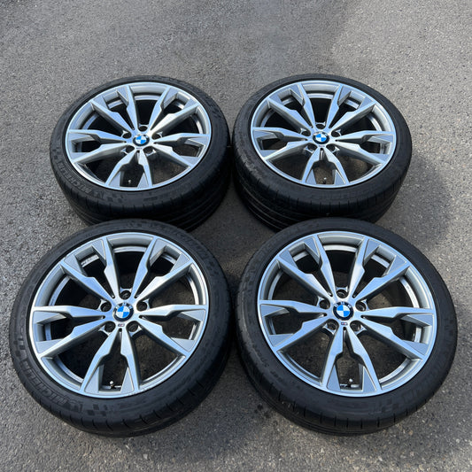 20" staggered BMW Style 680M wheels and Michelin PSS tires