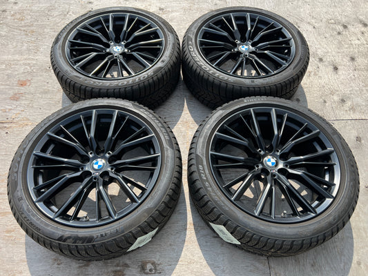 18” BMW Style 796M wheels and 225/45R18 Pirelli winter tires for 3/4-series
