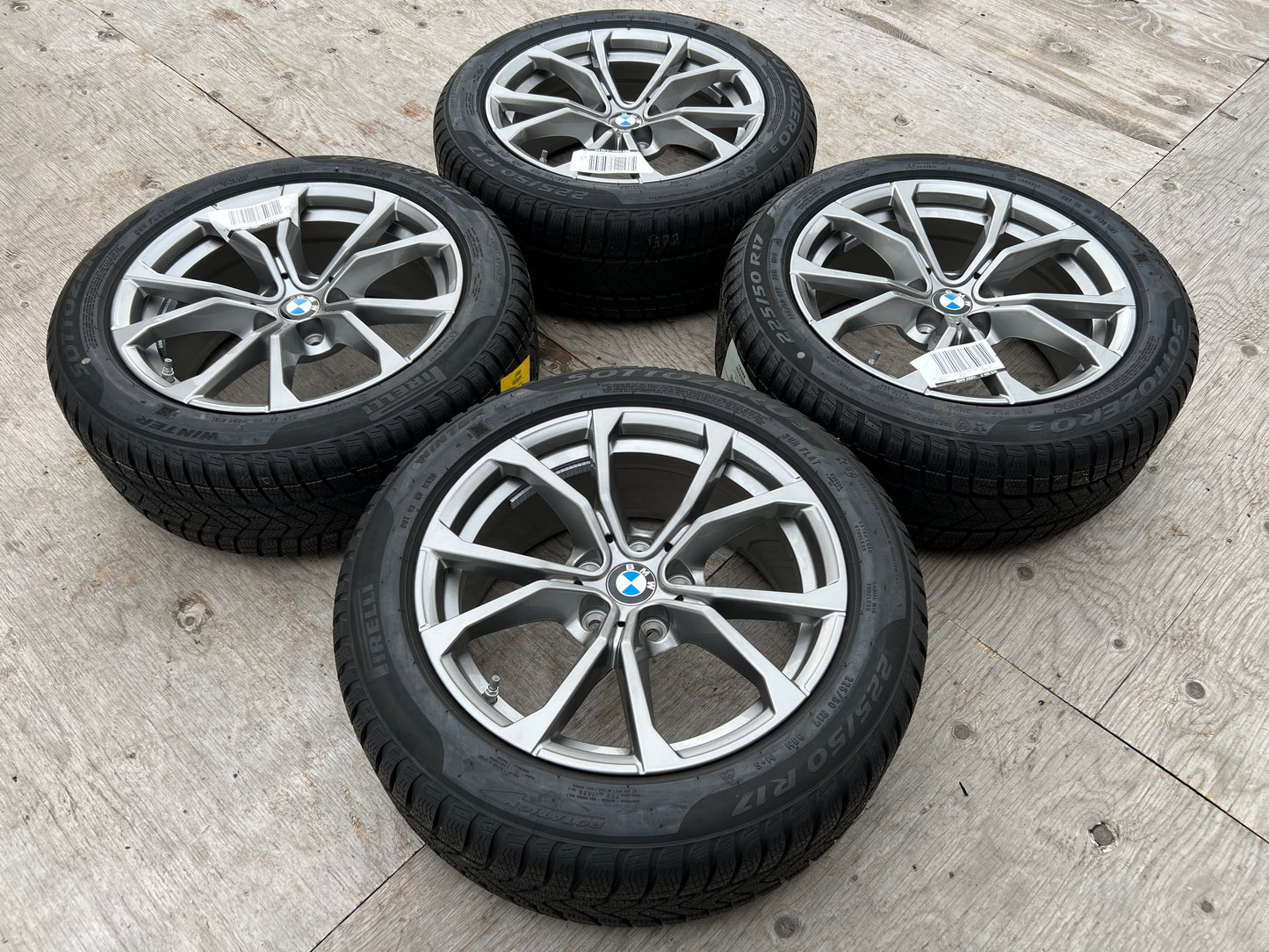 Brand new 17” BMW Style 776 wheels and 225/50R17 winter tires for 3/4-series
