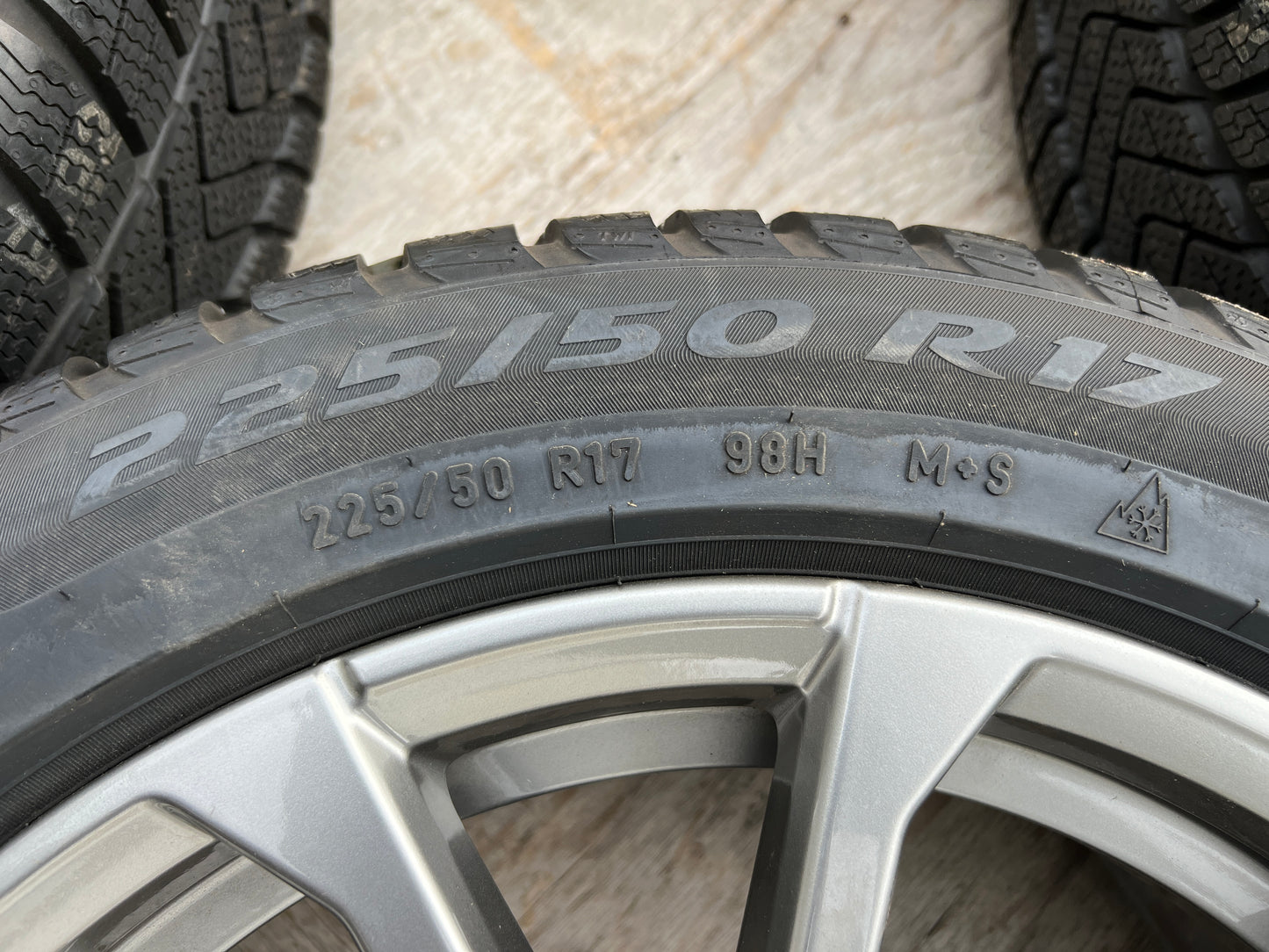 Brand new 17” BMW Style 776 wheels and 225/50R17 winter tires for 3/4-series
