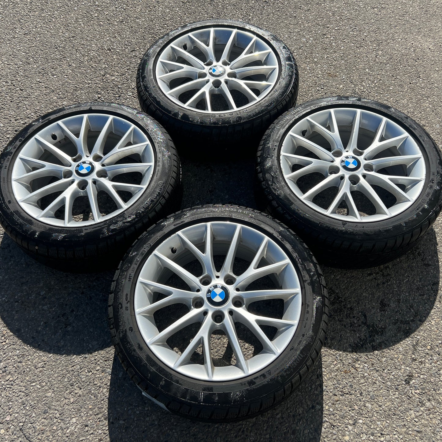 17” BMW Style 380 wheels and 205/50R17 winter tires for 1/2-series