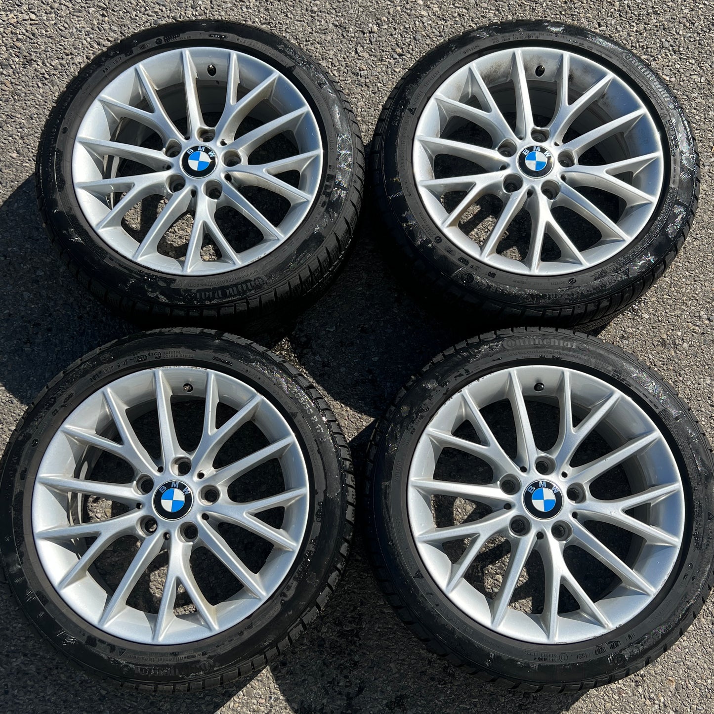 17” BMW Style 380 wheels and 205/50R17 winter tires for 1/2-series
