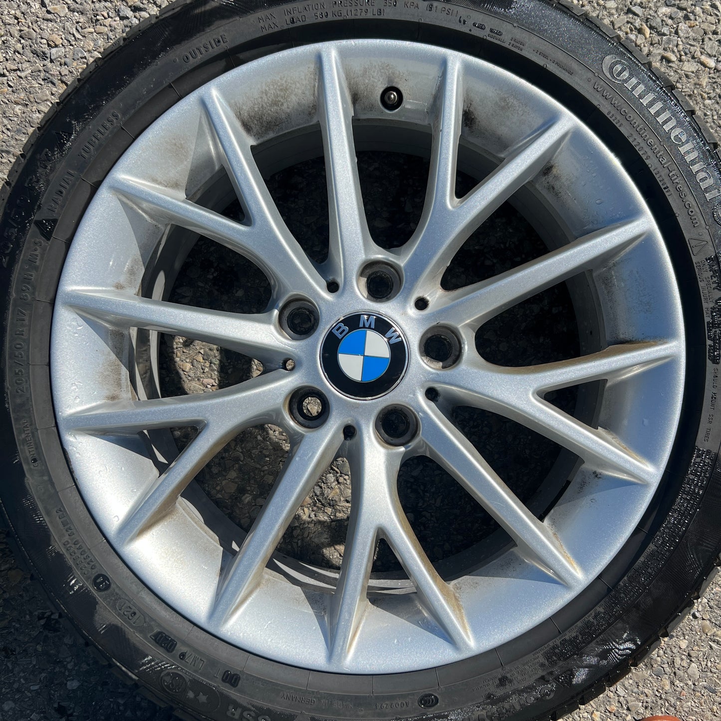 17” BMW Style 380 wheels and 205/50R17 winter tires for 1/2-series