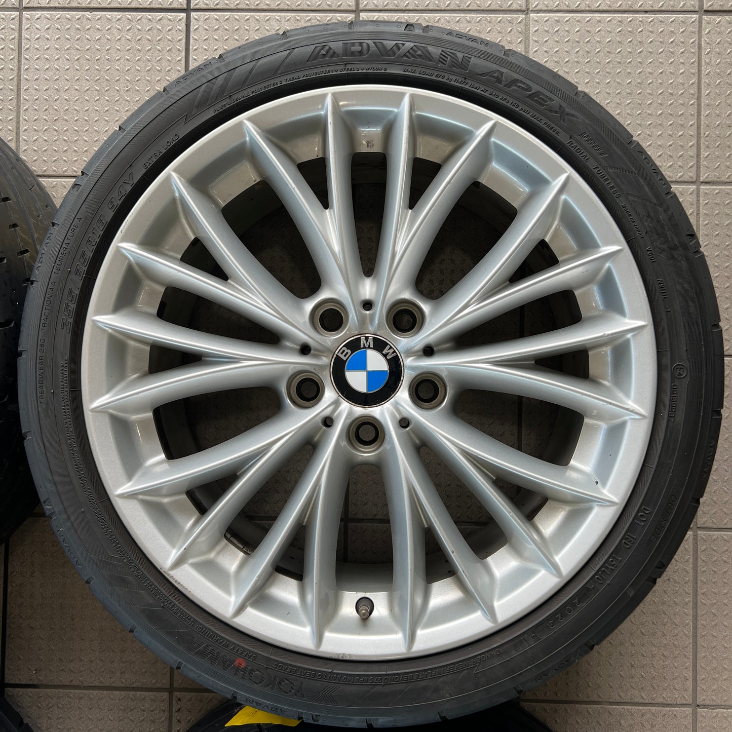 18” Staggered BMW Style 342 wheels and Yokohama summer tires for 3/4-series