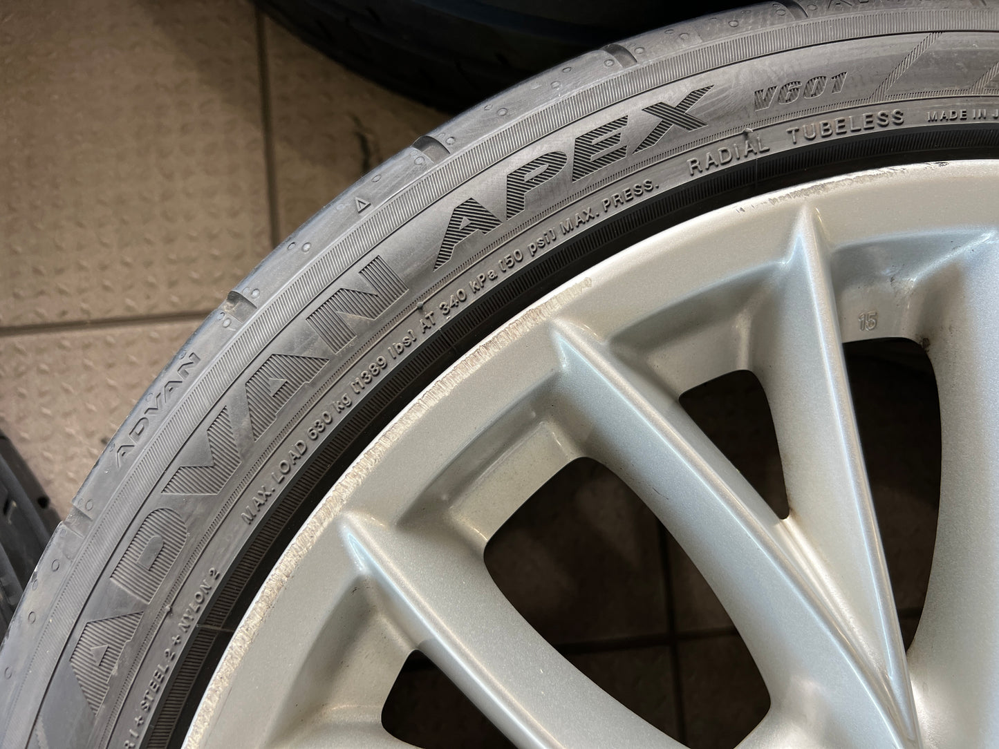 18” Staggered BMW Style 342 wheels and Yokohama summer tires for 3/4-series