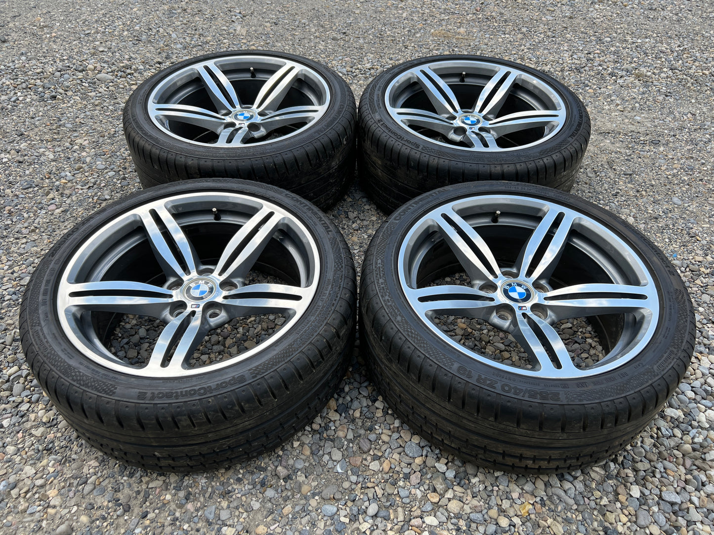19” BMW Style 167M M6 forged wheels and tires