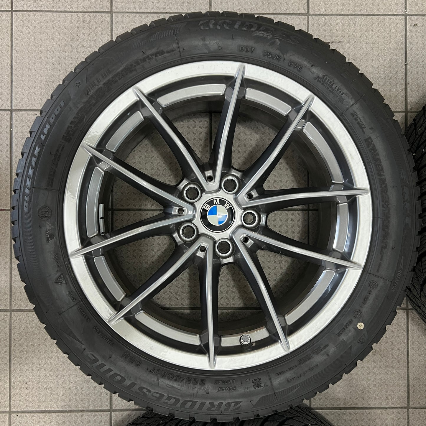 17” BMW Style 768 wheels and 225/50R17 Bridgestone Blizzak winter tires