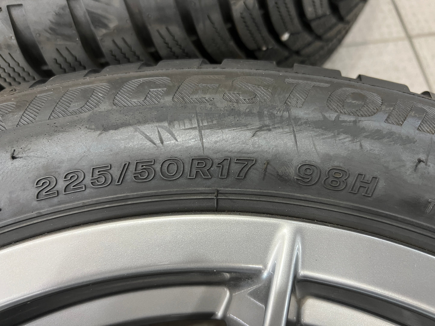 17” BMW Style 768 wheels and 225/50R17 Bridgestone Blizzak winter tires