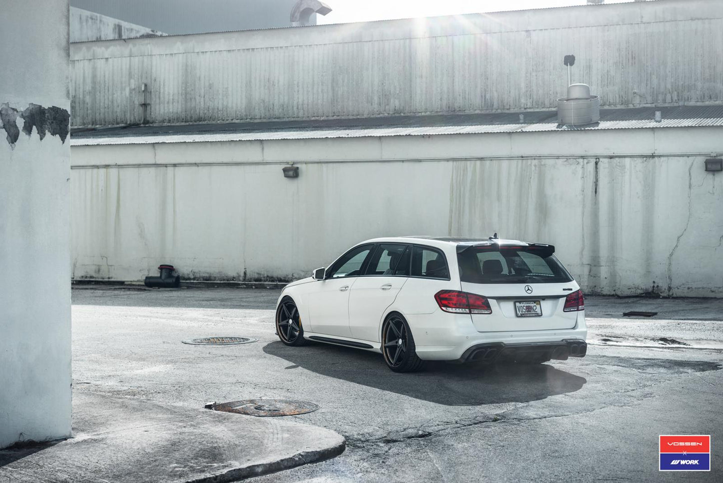 20” staggered forged Vossen x Work VWS-3 wheels & Conti DWS tires