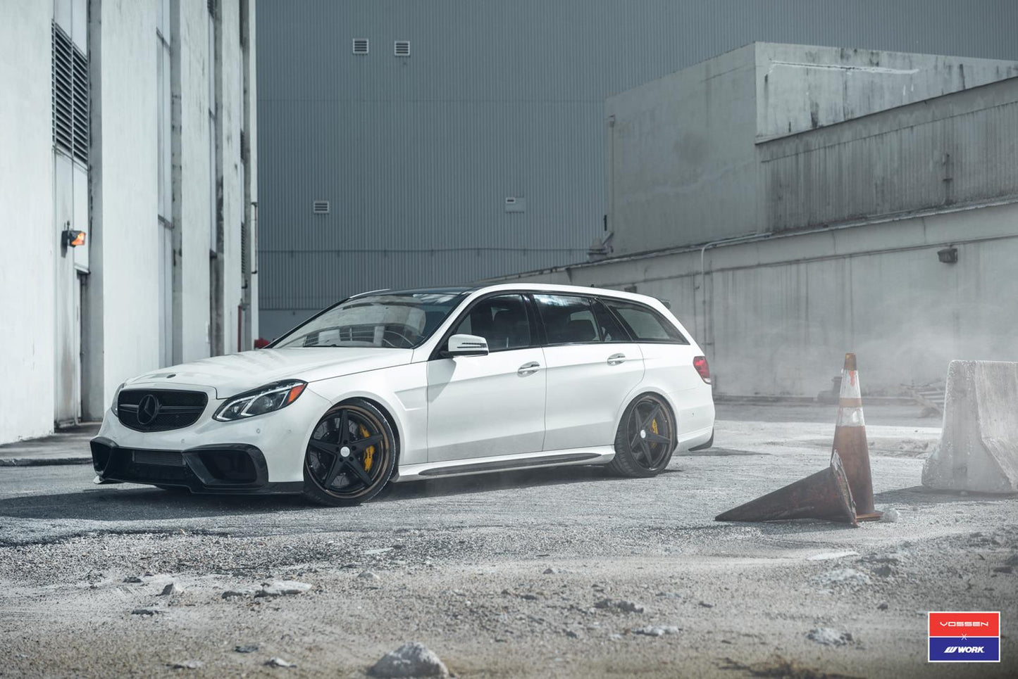 20” staggered forged Vossen x Work VWS-3 wheels & Conti DWS tires
