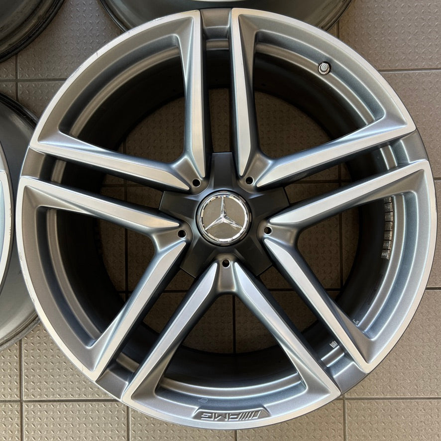 20” staggered Mercedes-Benz E63 AMG wheels (Made by BBS in Germany)