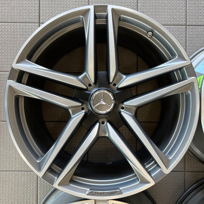 20” staggered Mercedes-Benz E63 AMG wheels (Made by BBS in Germany)