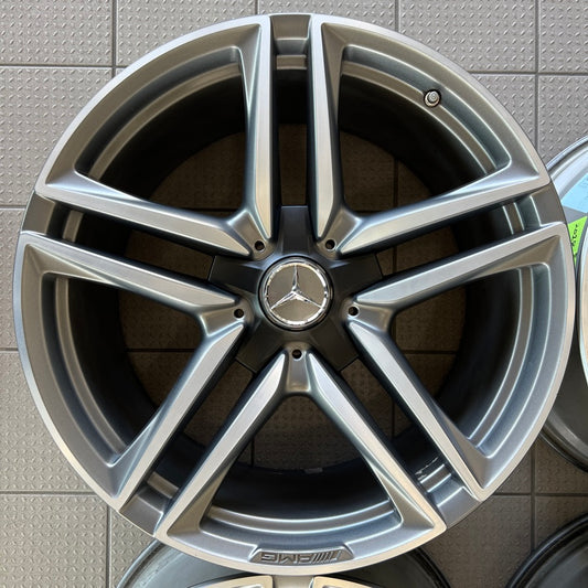 20” staggered Mercedes-Benz E63 AMG wheels (Made by BBS in Germany)