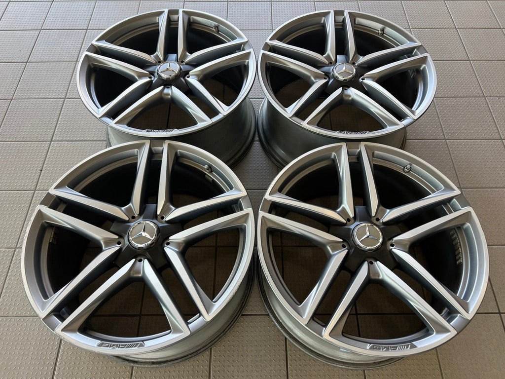 20” staggered Mercedes-Benz E63 AMG wheels (Made by BBS in Germany)