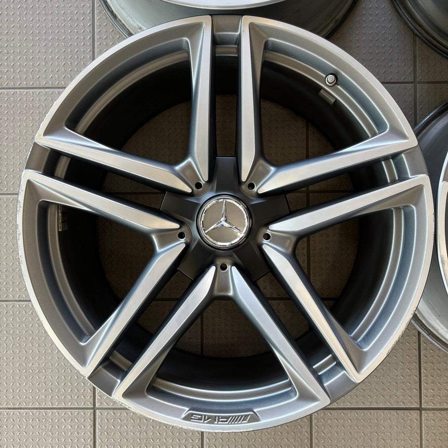 20” staggered Mercedes-Benz E63 AMG wheels (Made by BBS in Germany)