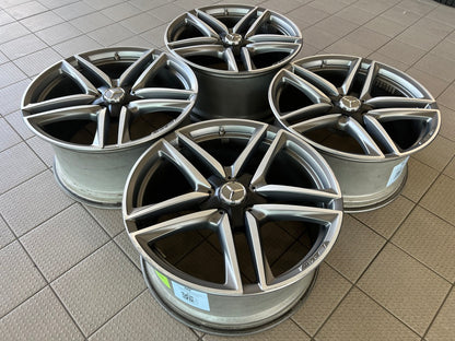 20” staggered Mercedes-Benz E63 AMG wheels (Made by BBS in Germany)