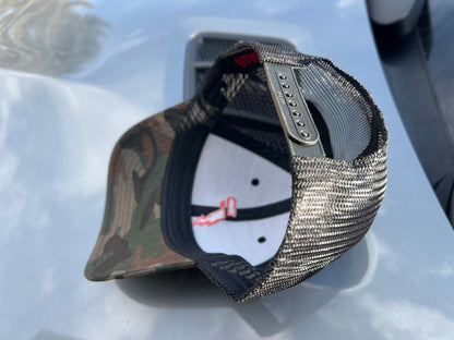 "LOW-FIZZ" Camo Trucker Otto Cap 105-1247