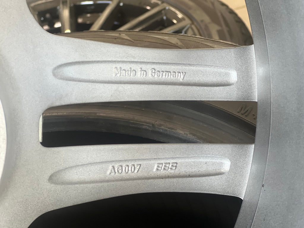 20” staggered Mercedes-Benz E63 AMG wheels (Made by BBS in Germany)
