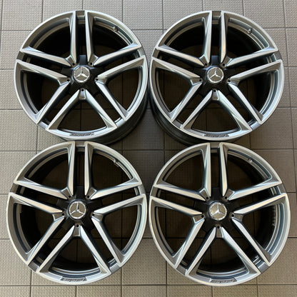 20” staggered Mercedes-Benz E63 AMG wheels (Made by BBS in Germany)