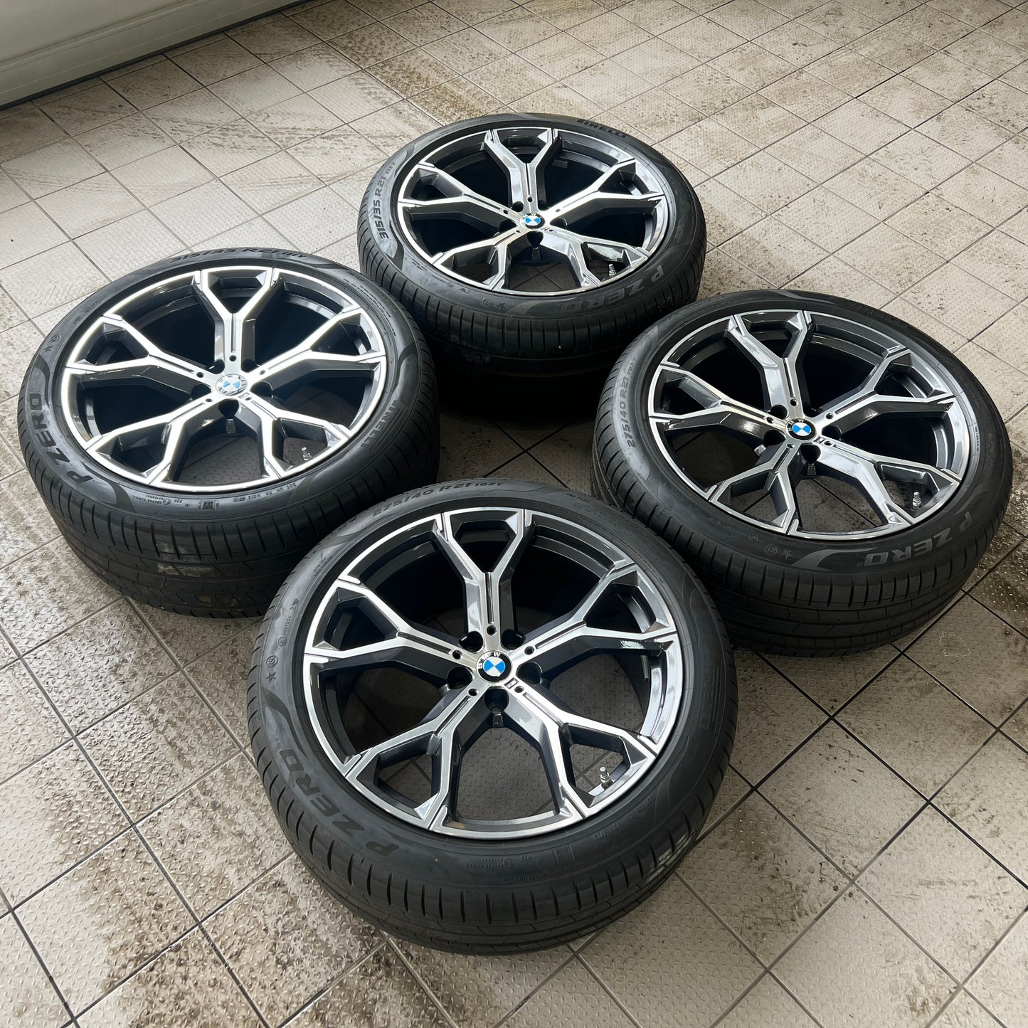 21” BMW Style 741M wheels and Pirelli summer tires