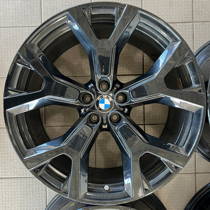 21” BMW Style 752 X7 black wheels (also fits X5 and X6)