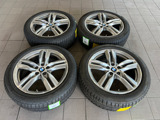 18” BMW Style 570M wheels and 225/50R18 winter tires for X1/X2