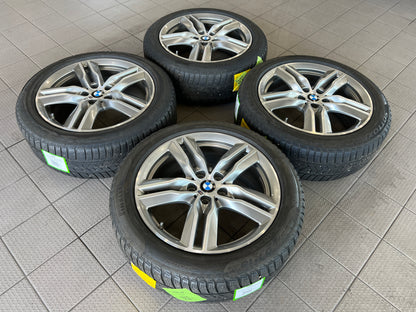 18” BMW Style 570M wheels and 225/50R18 winter tires for X1/X2