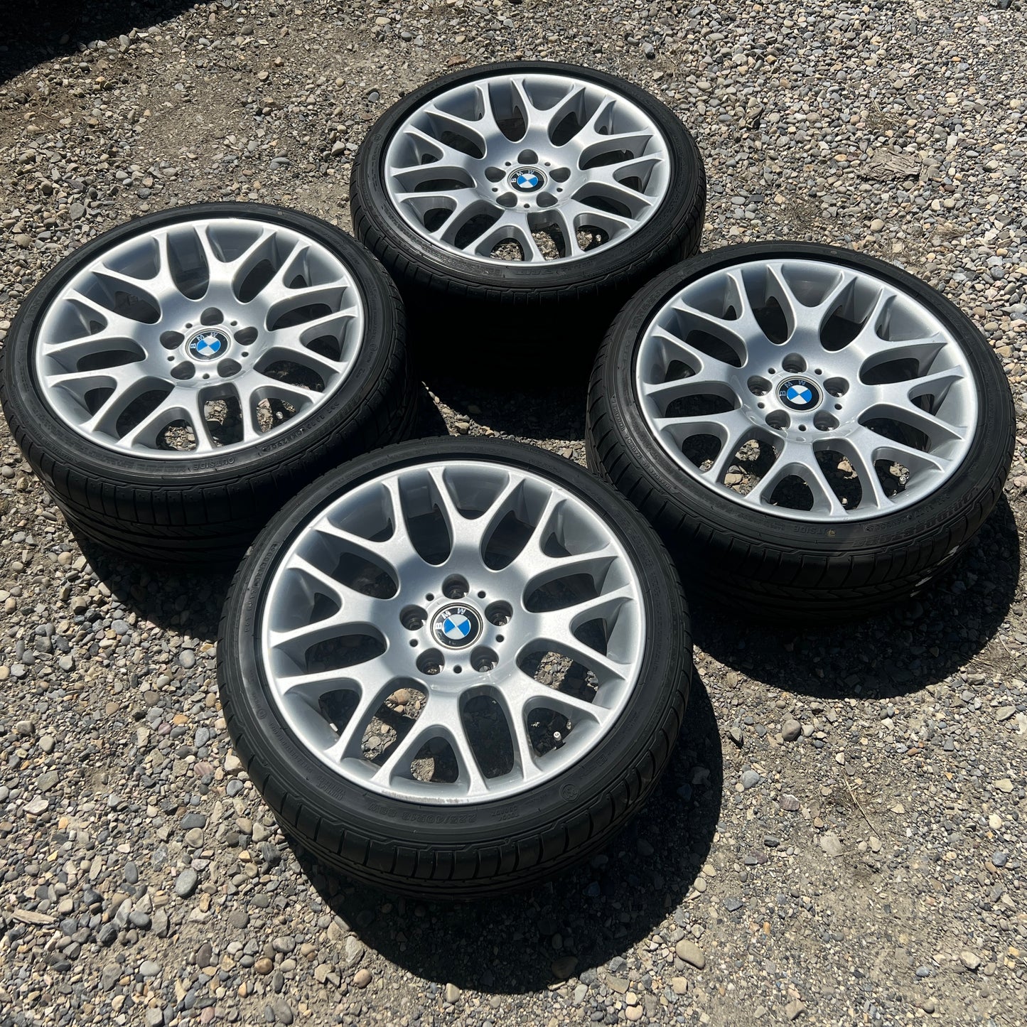 18” BMW Style 197 BBS RX282 wheels and Bridgestone summer tires