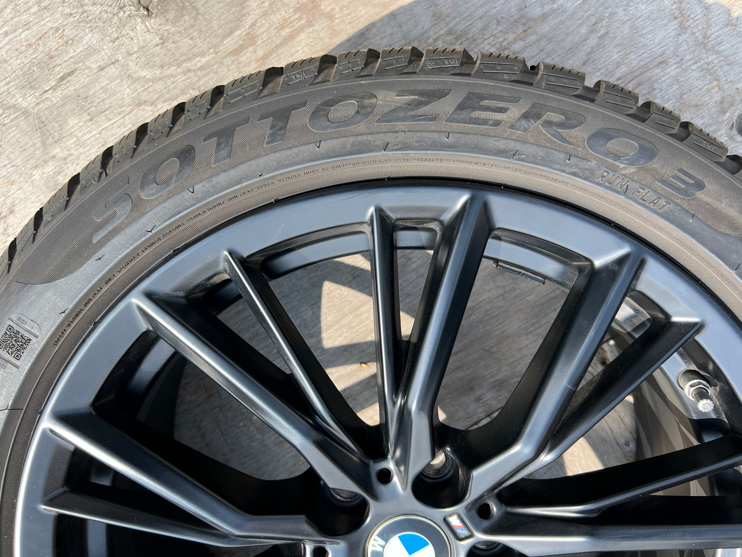 18” BMW Style 796M wheels and 225/45R18 Pirelli winter tires for 3/4-series