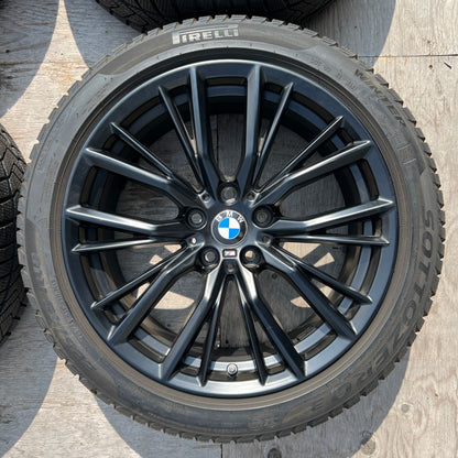 18” BMW Style 796M wheels and 225/45R18 Pirelli winter tires for 3/4-series