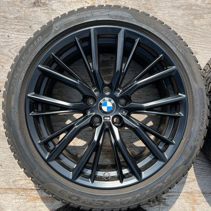 18” BMW Style 796M wheels and 225/45R18 Pirelli winter tires for 3/4-series