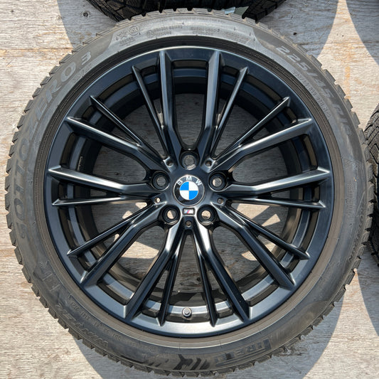 18” BMW Style 796M wheels and 225/45R18 Pirelli winter tires for 3/4-series